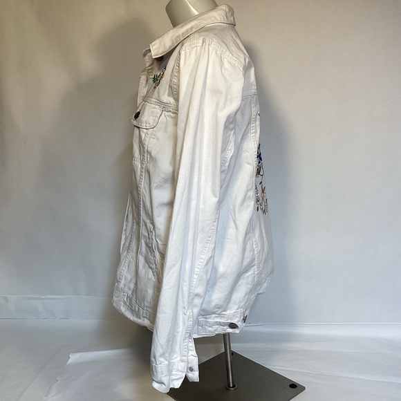 Collection’s ETC. denim embroidered women’s jacket, size M - Picture 6 of 10